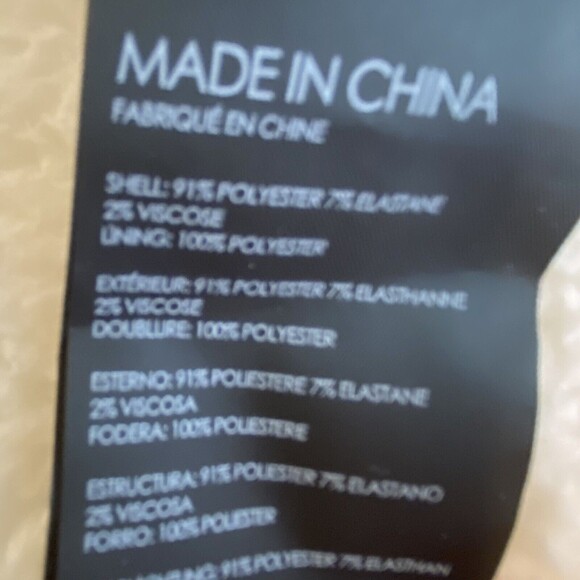 Club Monaco $148 Navy Pinstripe Office Siren Ruffle Pencil Skirt NWT Career Sz 6 - Picture 9 of 11